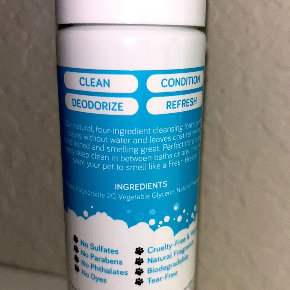 Mighty Mutt Waterless Foam Shampoo